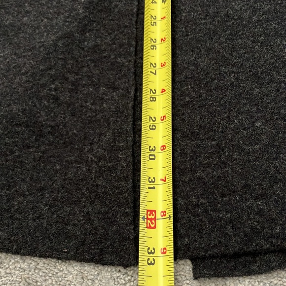 Chic Eileen Fisher Lightweight Boiled Wool Asymmetrical Zipper Jacket size XL - Picture 6 of 9